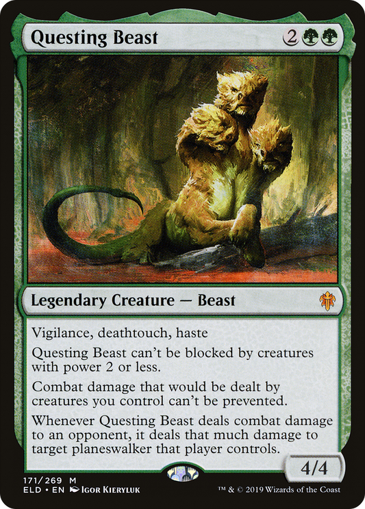 Questing Beast (ELD-171) - Throne of Eldraine - Premium MTG Single from Wizards of the Coast - Just $1.18! Shop now at Game Crave Tournament Store