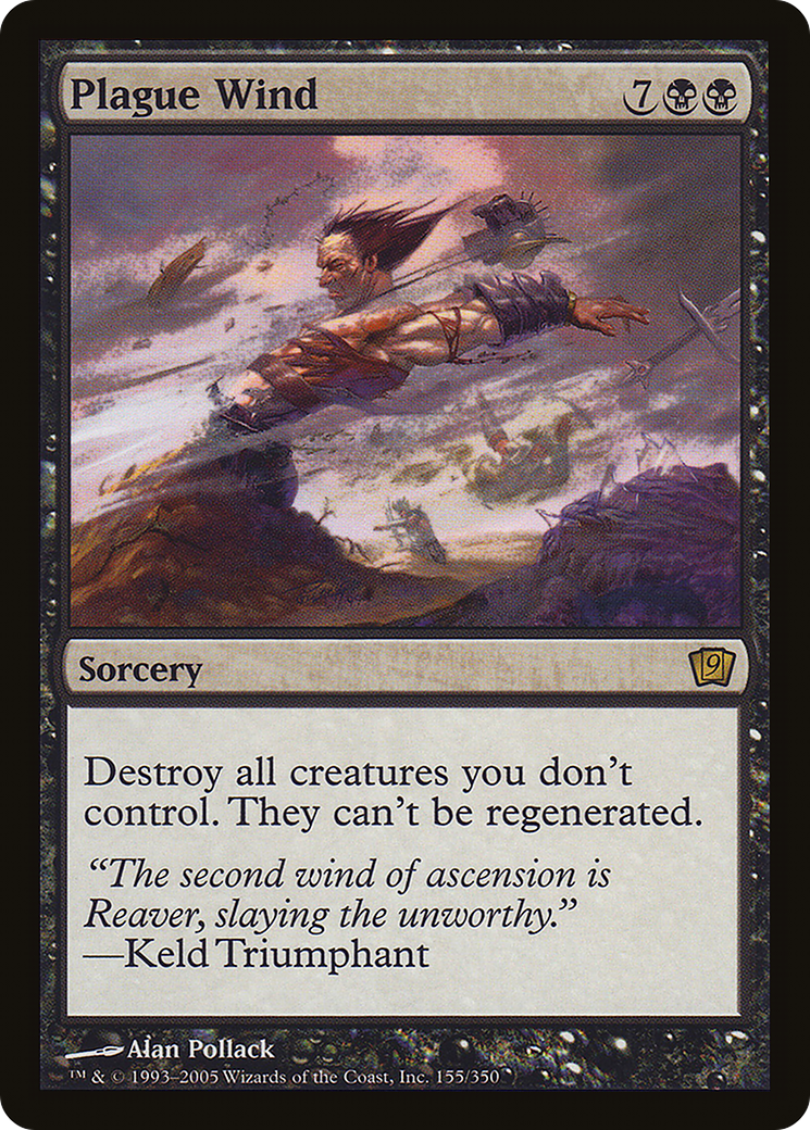 Plague Wind (9ED-155★) - Ninth Edition Foil - Premium MTG Single from Wizards of the Coast - Just $1.50! Shop now at Game Crave Tournament Store