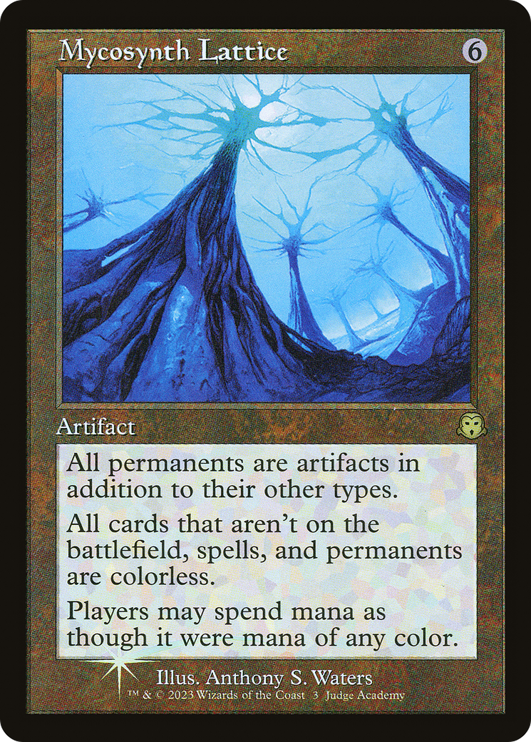 Mycosynth Lattice (P23-003) - Judge Gift Cards 2023 Foil - Premium MTG Single from Wizards of the Coast - Just $5.27! Shop now at Game Crave Tournament Store