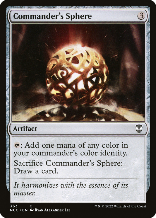 Commander's Sphere (NCC-363) - New Capenna Commander - Premium MTG Single from Wizards of the Coast - Just $0.21! Shop now at Game Crave Tournament Store
