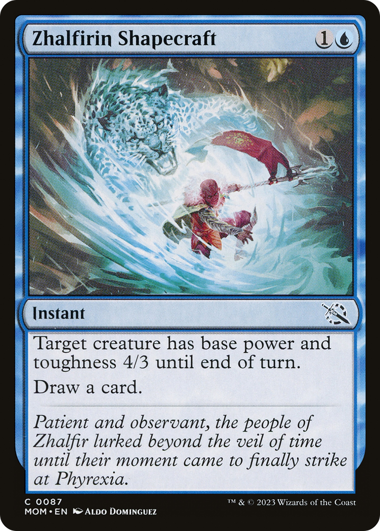 Zhalfirin Shapecraft (MOM-087) - March of the Machine - Premium MTG Single from Wizards of the Coast - Just $0.08! Shop now at Game Crave Tournament Store