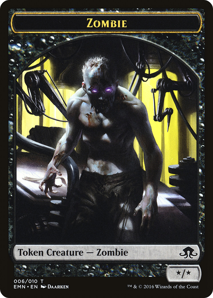 Zombie (TEMN-006) - Eldritch Moon Tokens - Premium MTG Single from Wizards of the Coast - Just $0.25! Shop now at Game Crave Tournament Store