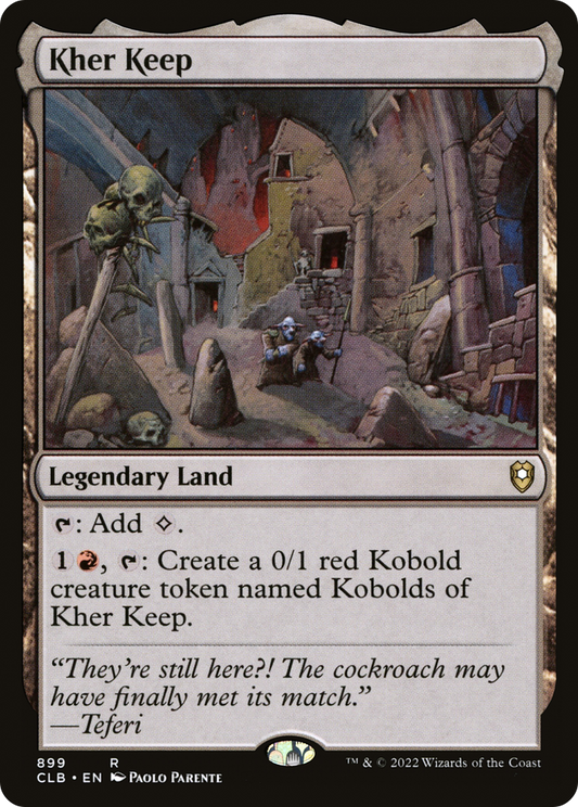 Kher Keep (CLB-899) - Commander Legends: Battle for Baldur's Gate - Premium MTG Single from Wizards of the Coast - Just $0.08! Shop now at Game Crave Tournament Store