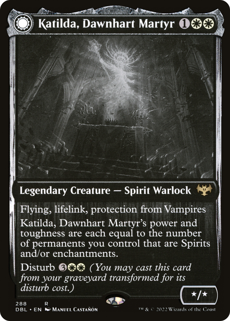 Katilda, Dawnhart Martyr // Katilda's Rising Dawn (DBL-288) - Innistrad: Double Feature: (Double Faced Transform) Foil - Premium MTG Single from Wizards of the Coast - Just $1.78! Shop now at Game Crave Tournament Store