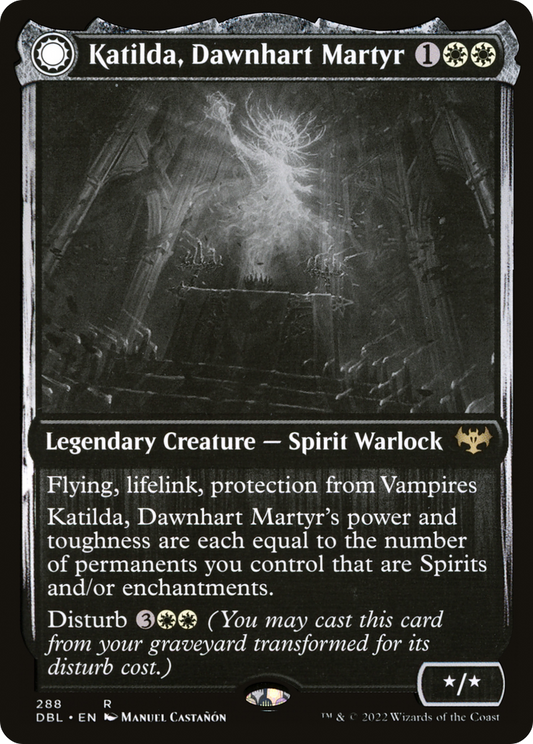 Katilda, Dawnhart Martyr // Katilda's Rising Dawn (DBL-288) - Innistrad: Double Feature: (Double Faced Transform) Foil - Premium MTG Single from Wizards of the Coast - Just $1.78! Shop now at Game Crave Tournament Store