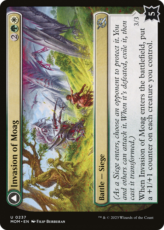 Invasion of Moag // Bloomwielder Dryads (MOM-237) - March of the Machine Foil - Premium MTG Single from Wizards of the Coast - Just $0.08! Shop now at Game Crave Tournament Store