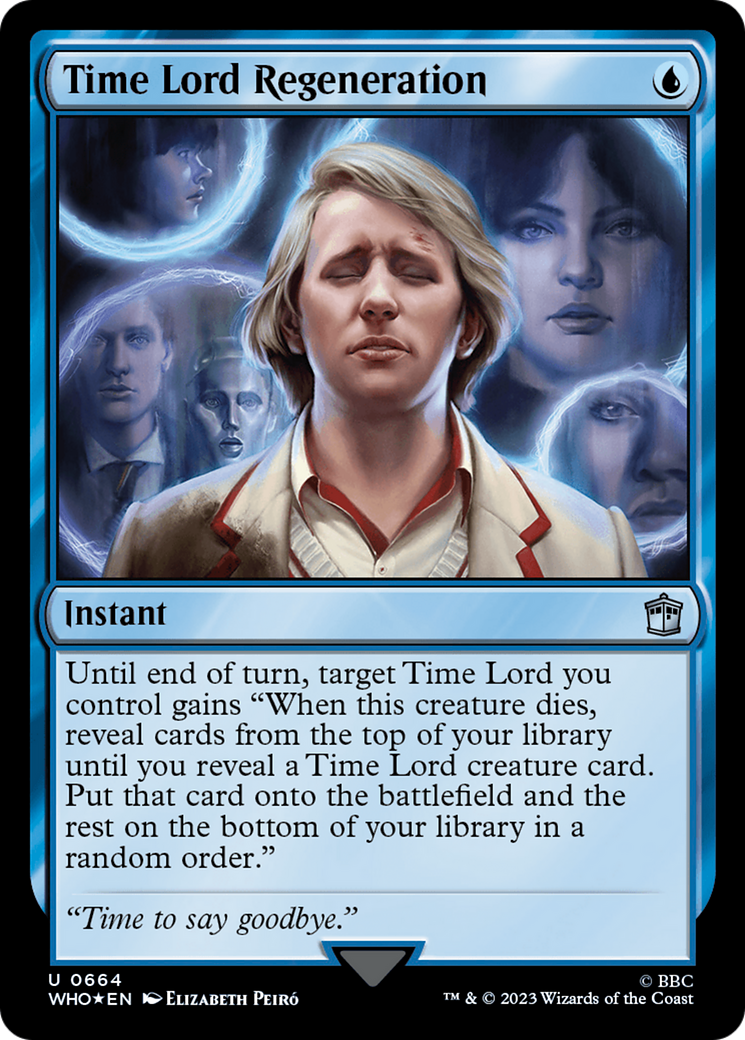 Time Lord Regeneration (WHO-664) - Doctor Who Foil - Premium MTG Single from Wizards of the Coast - Just $1.01! Shop now at Game Crave Tournament Store