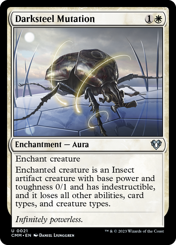 Darksteel Mutation (CMM-021) - Commander Masters Foil - Premium MTG Single from Wizards of the Coast - Just $0.50! Shop now at Game Crave Tournament Store