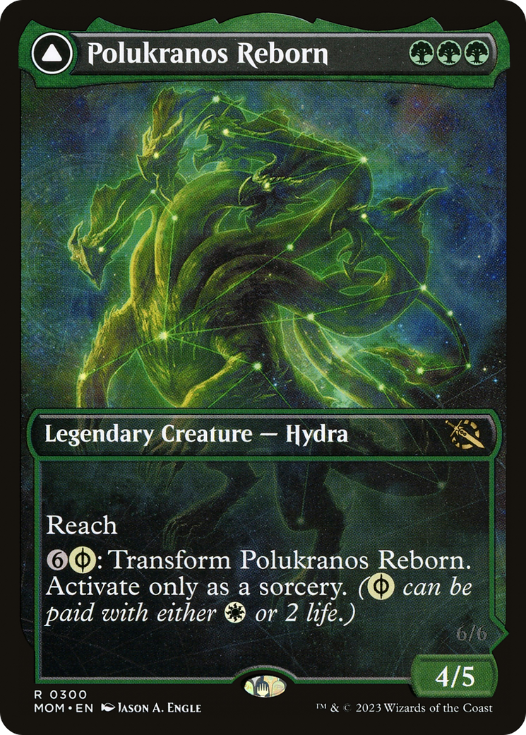 Polukranos Reborn // Polukranos, Engine of Ruin (MOM-300) - March of the Machine: (Showcase) Foil - Premium MTG Single from Wizards of the Coast - Just $0.59! Shop now at Game Crave Tournament Store