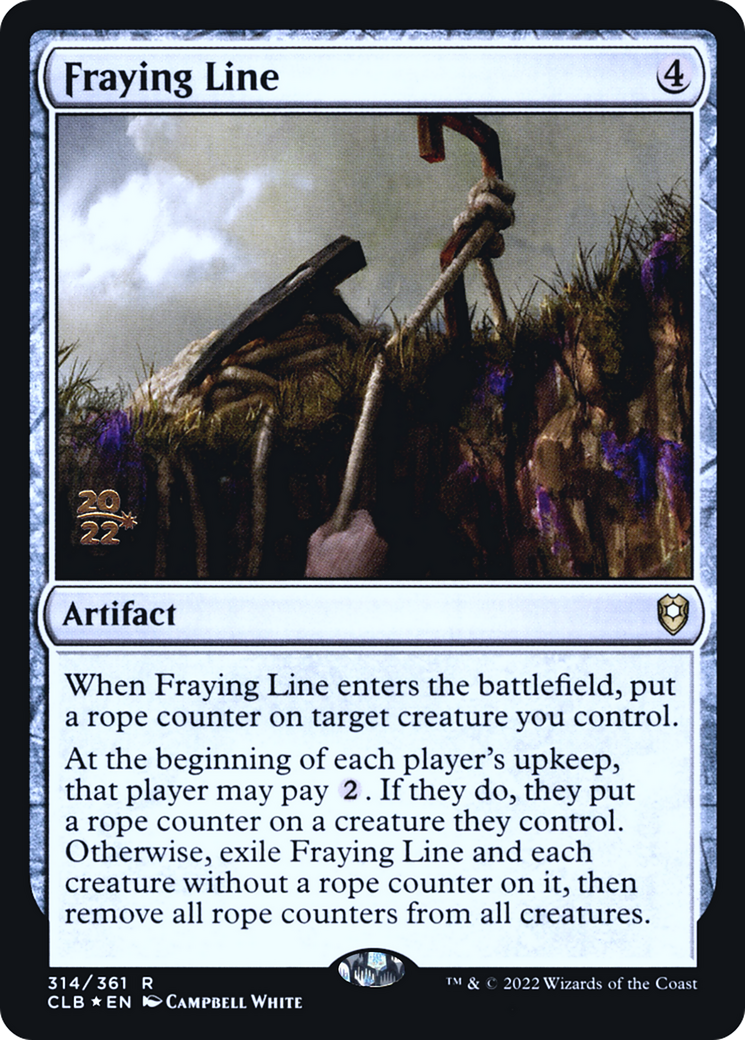 Fraying Line (PCLB-314S) - Battle for Baldur's Gate Promos Foil - Premium MTG Single from Wizards of the Coast - Just $0.27! Shop now at Game Crave Tournament Store