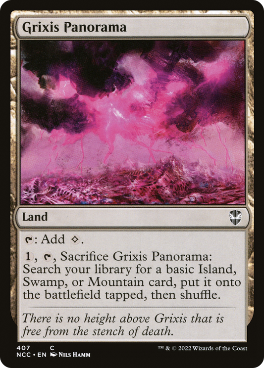 Grixis Panorama (NCC-407) - New Capenna Commander - Premium MTG Single from Wizards of the Coast - Just $0.08! Shop now at Game Crave Tournament Store