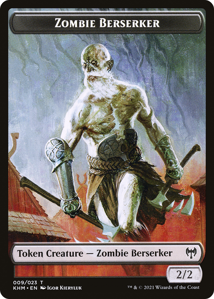 Zombie Berserker (TKHM-009) - Kaldheim Tokens - Premium MTG Single from Wizards of the Coast - Just $0! Shop now at Game Crave Tournament Store