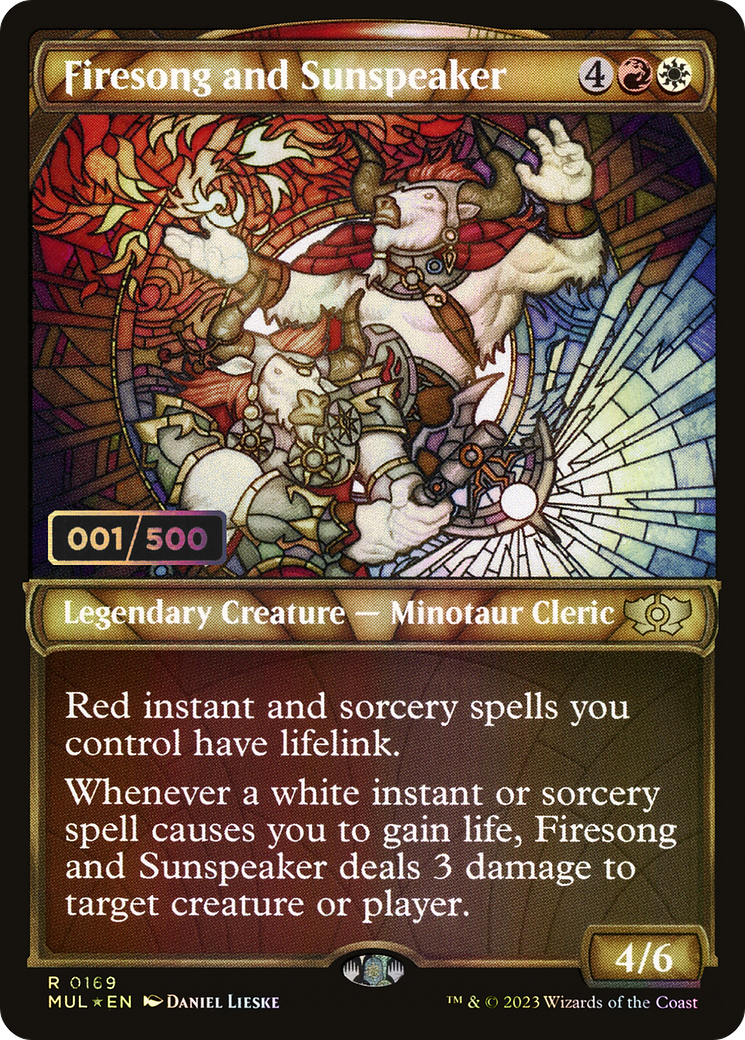 Firesong and Sunspeaker (MUL-169Z) - Multiverse Legends: (Showcase) Foil - Premium MTG Single from Wizards of the Coast - Just $29.62! Shop now at Game Crave Tournament Store