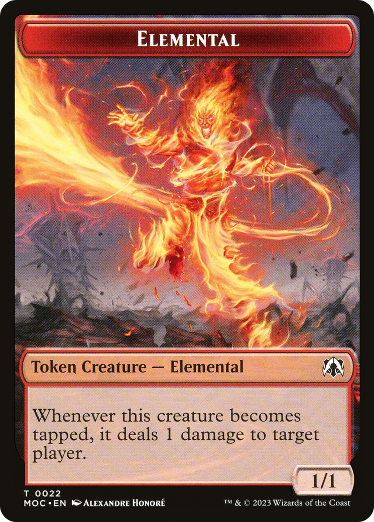 Elemental (TMOC-022) - March of the Machine Commander Tokens - Premium MTG Single from Wizards of the Coast - Just $0! Shop now at Game Crave Tournament Store