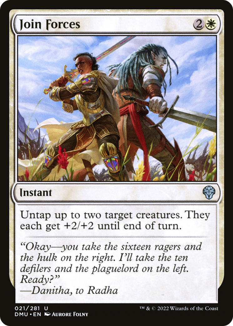 Join Forces (DMU-021) - Dominaria United - Premium MTG Single from Wizards of the Coast - Just $0.08! Shop now at Game Crave Tournament Store