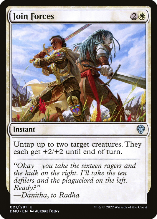 Join Forces (DMU-021) - Dominaria United - Premium MTG Single from Wizards of the Coast - Just $0.08! Shop now at Game Crave Tournament Store