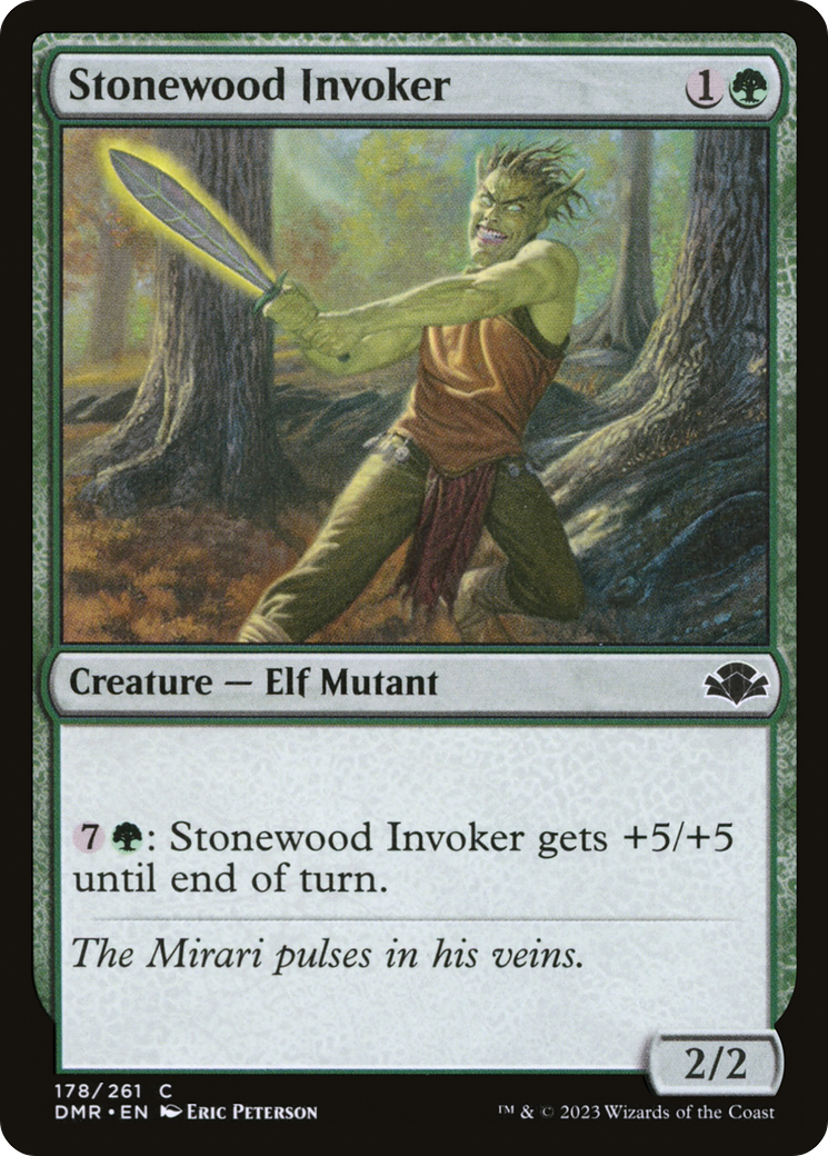 Stonewood Invoker (DMR-178) - Dominaria Remastered - Premium MTG Single from Wizards of the Coast - Just $0.25! Shop now at Game Crave Tournament Store