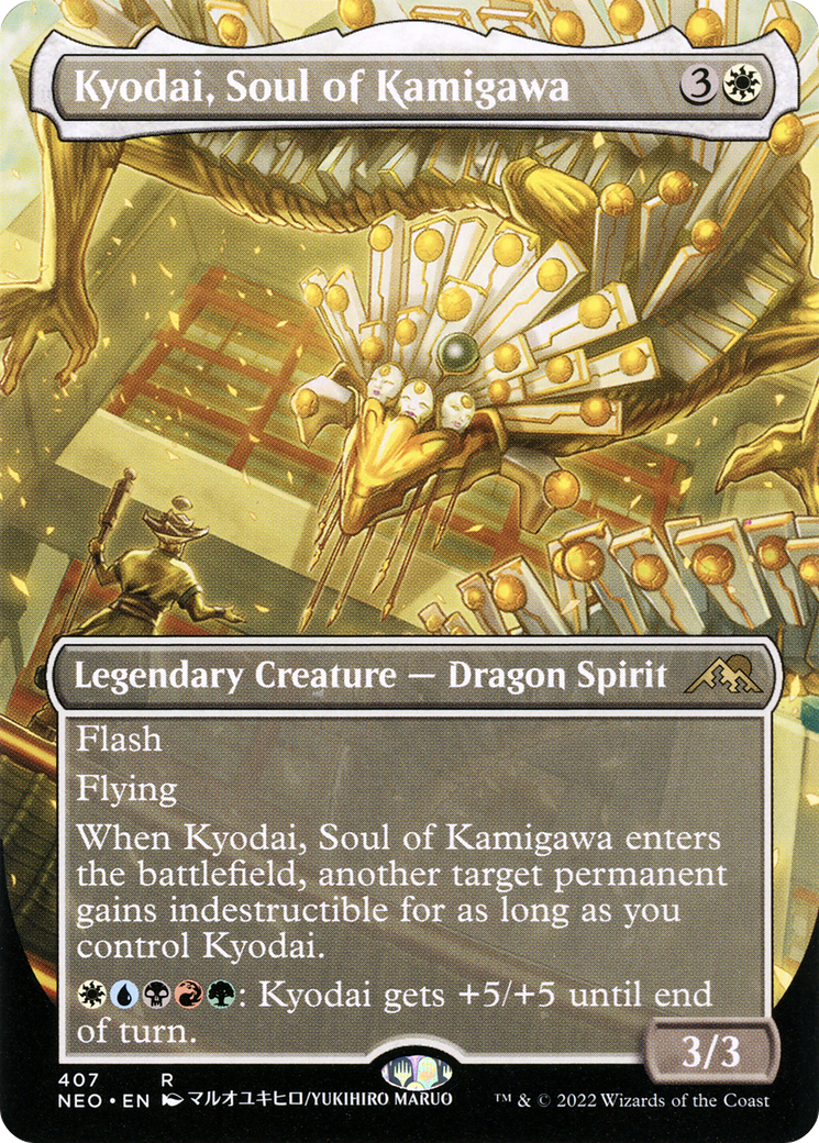 Kyodai, Soul of Kamigawa (NEO-407) - Kamigawa: Neon Dynasty (Borderless) Foil - Premium MTG Single from Wizards of the Coast - Just $0.30! Shop now at Game Crave Tournament Store