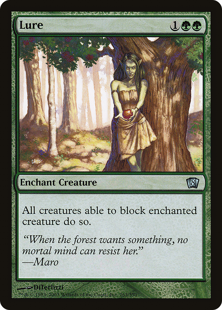 Lure (8ED-263★) - Eighth Edition Foil - Premium MTG Single from Wizards of the Coast - Just $0.55! Shop now at Game Crave Tournament Store