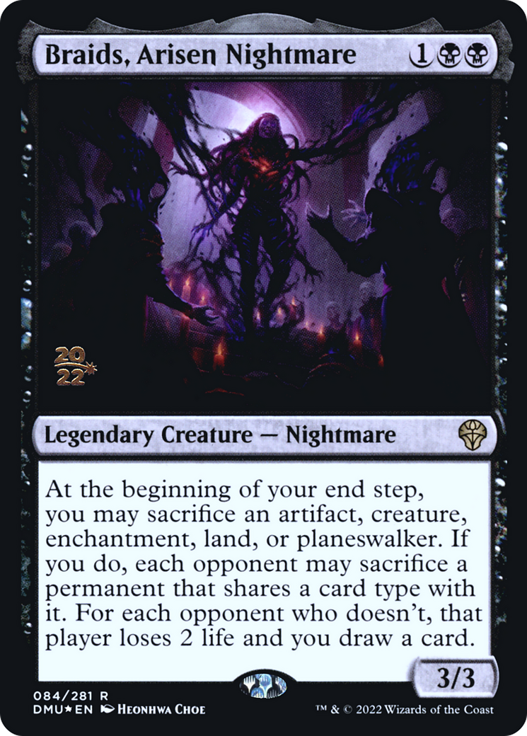 Braids, Arisen Nightmare (PDMU-84S) - Dominaria United Promos Foil - Premium MTG Single from Wizards of the Coast - Just $1.48! Shop now at Game Crave Tournament Store