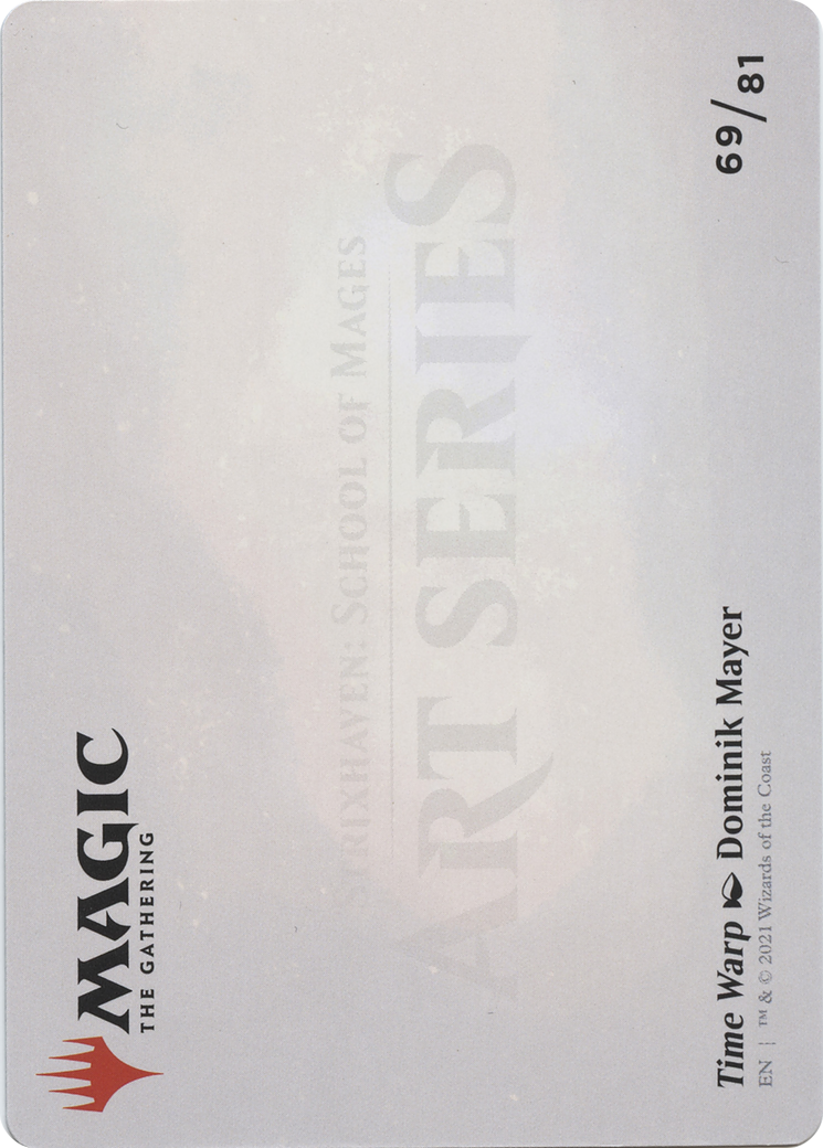 Time Warp // Time Warp (ASTX-069) - Strixhaven Art Series (Borderless) - Premium MTG Single from Wizards of the Coast - Just $0! Shop now at Game Crave Tournament Store