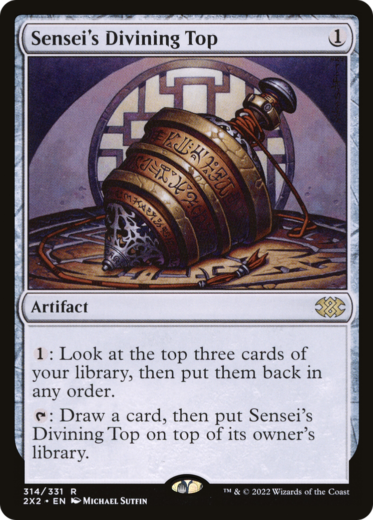 Sensei's Divining Top (2X2-314) - Double Masters 2022 - Premium MTG Single from Wizards of the Coast - Just $26.70! Shop now at Game Crave Tournament Store