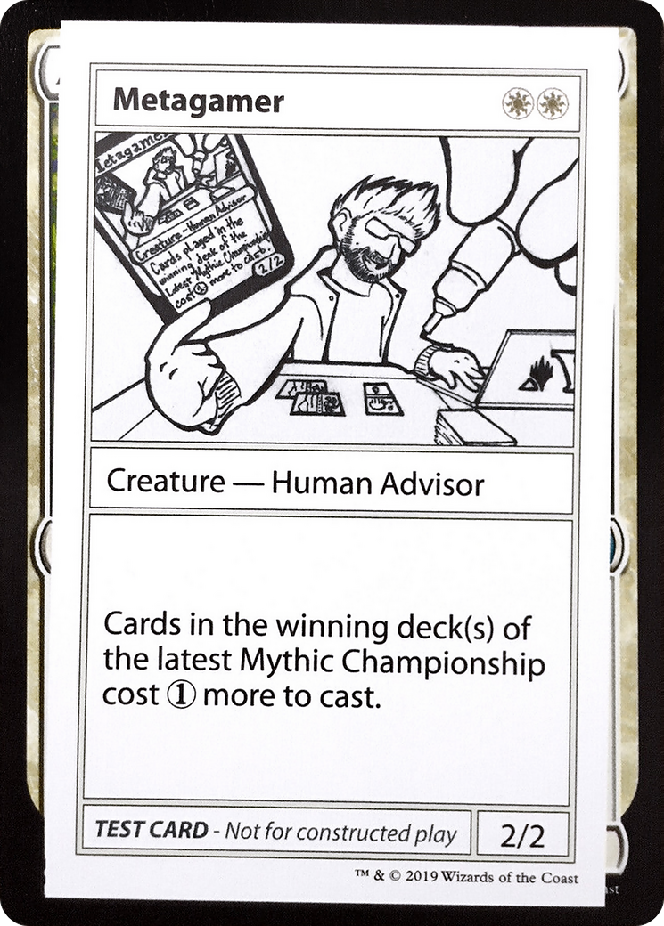 Metagamer (CMB2-008) - Mystery Booster Playtest Cards 2021 - Premium MTG Single from Wizards of the Coast - Just $0.25! Shop now at Game Crave Tournament Store