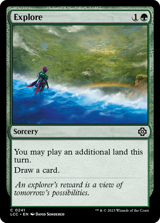 Explore (LCC-241) - The Lost Caverns of Ixalan Commander - Premium MTG Single from Wizards of the Coast - Just $0.08! Shop now at Game Crave Tournament Store