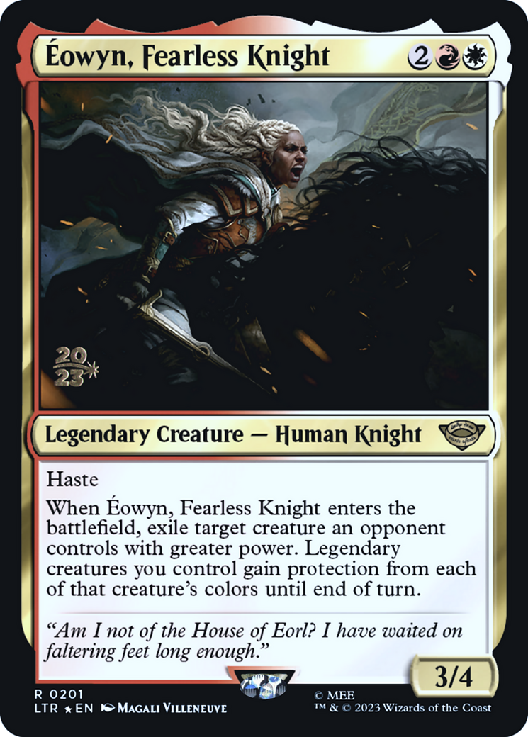 Éowyn, Fearless Knight (PLTR-201S) - Tales of Middle-earth Promos Foil - Premium MTG Single from Wizards of the Coast - Just $2.40! Shop now at Game Crave Tournament Store