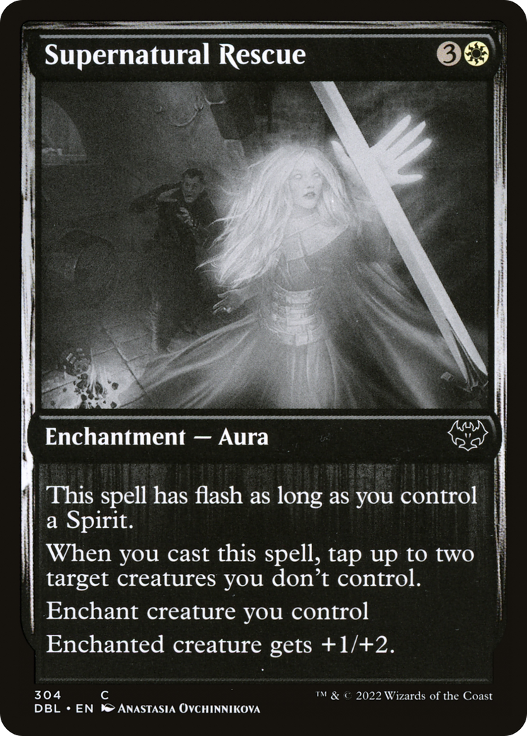Supernatural Rescue (DBL-304) - Innistrad: Double Feature Foil - Premium MTG Single from Wizards of the Coast - Just $0.08! Shop now at Game Crave Tournament Store