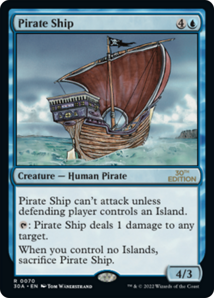 Pirate Ship (30A-070) - 30th Anniversary Edition - Premium MTG Single from Wizards of the Coast - Just $3.09! Shop now at Game Crave Tournament Store