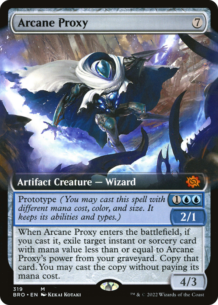Arcane Proxy (BRO-319) - The Brothers' War: (Extended Art) - Premium MTG Single from Wizards of the Coast - Just $0.26! Shop now at Game Crave Tournament Store