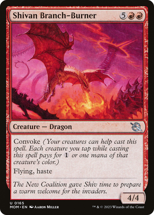 Shivan Branch-Burner (MOM-165) - March of the Machine - Premium MTG Single from Wizards of the Coast - Just $0.08! Shop now at Game Crave Tournament Store