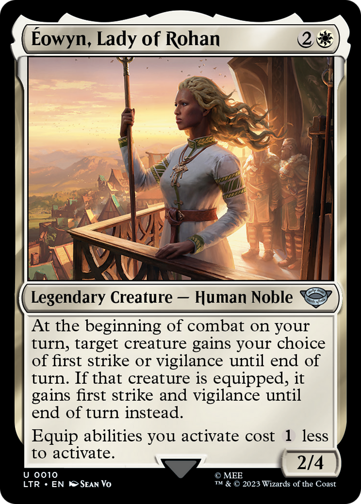 Éowyn, Lady of Rohan (LTR-010) - The Lord of the Rings: Tales of Middle-earth - Premium MTG Single from Wizards of the Coast - Just $0.08! Shop now at Game Crave Tournament Store