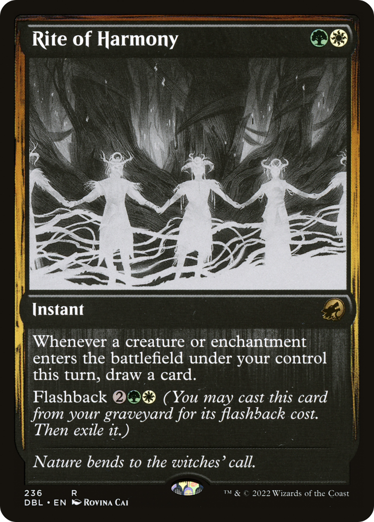 Rite of Harmony (DBL-236) - Innistrad: Double Feature Foil - Premium MTG Single from Wizards of the Coast - Just $0.86! Shop now at Game Crave Tournament Store