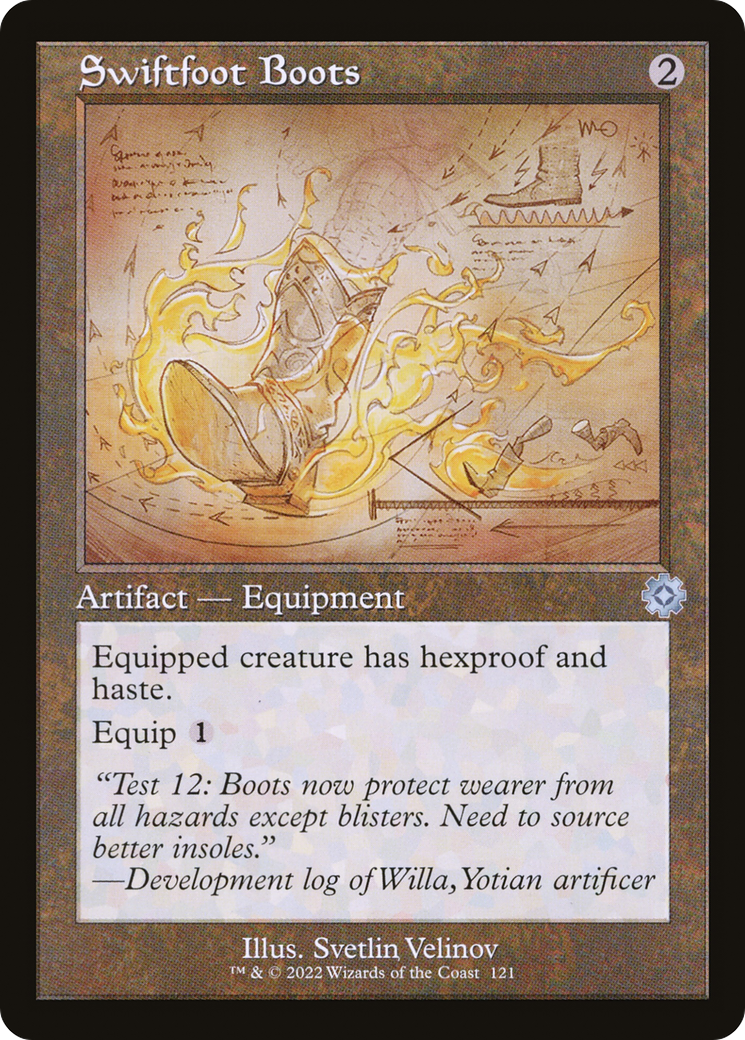 Swiftfoot Boots (BRR-121) - The Brothers' War Retro Artifacts - Premium MTG Single from Wizards of the Coast - Just $0.38! Shop now at Game Crave Tournament Store