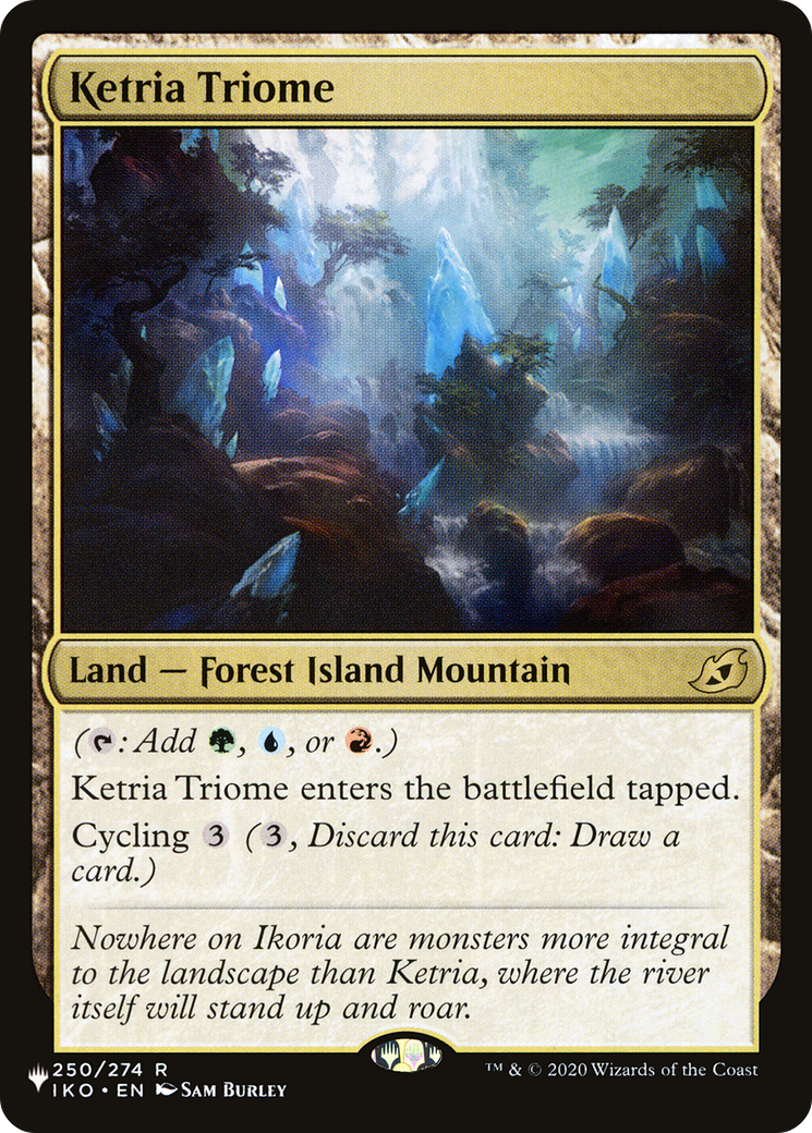 Ketria Triome (PLIST-1085) - The List - Premium MTG Single from Wizards of the Coast - Just $4.41! Shop now at Game Crave Tournament Store