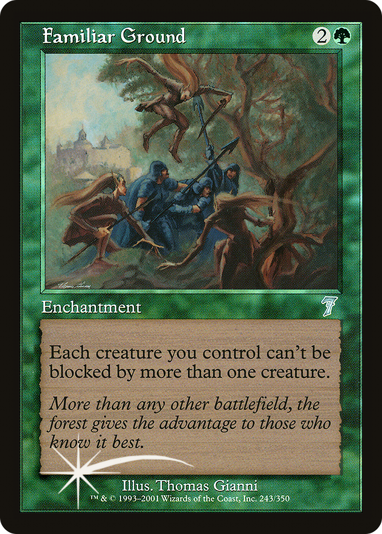 Familiar Ground (7ED-243★) - Seventh Edition Foil - Premium MTG Single from Wizards of the Coast - Just $20! Shop now at Game Crave Tournament Store