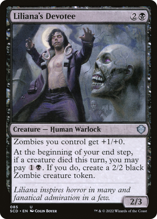 Liliana's Devotee (SCD-085) - Starter Commander Decks - Premium MTG Single from Wizards of the Coast - Just $0.08! Shop now at Game Crave Tournament Store