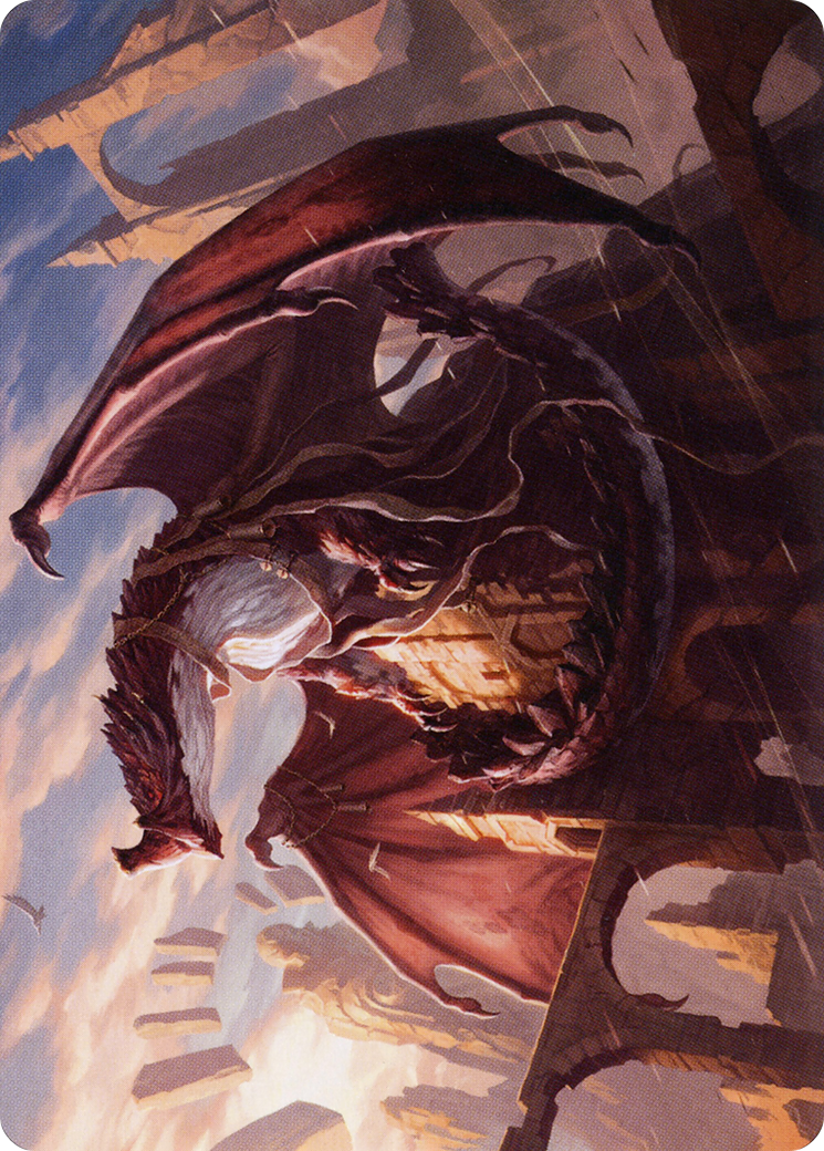 Velomachus Lorehold // Velomachus Lorehold (ASTX-061) - Strixhaven Art Series (Borderless) Foil - Premium MTG Single from Wizards of the Coast - Just $0! Shop now at Game Crave Tournament Store