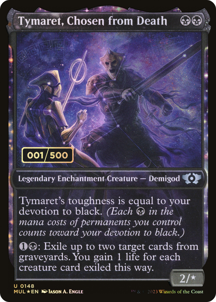 Tymaret, Chosen from Death (MUL-148Z) - Multiverse Legends: (Showcase, nyxtouched) Foil - Premium MTG Single from Wizards of the Coast - Just $15.52! Shop now at Game Crave Tournament Store