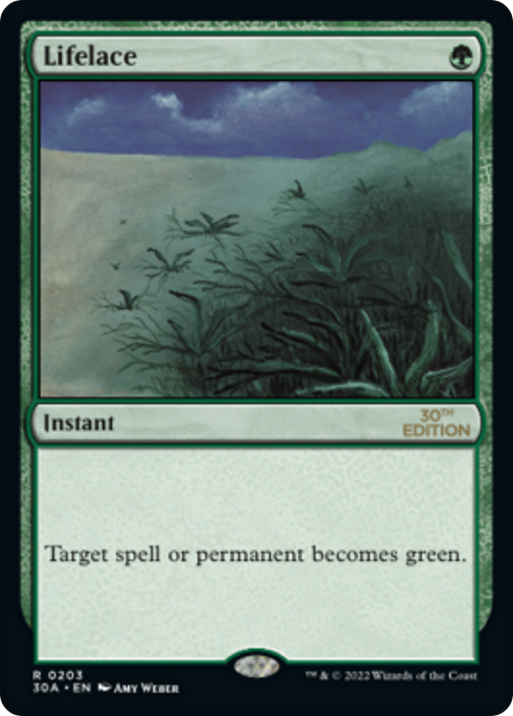 Lifelace (30A-203) - 30th Anniversary Edition - Premium MTG Single from Wizards of the Coast - Just $1.19! Shop now at Game Crave Tournament Store