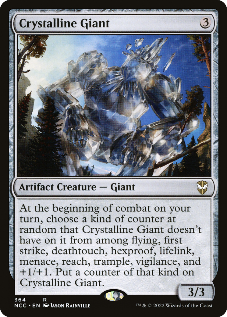 Crystalline Giant (NCC-364) - New Capenna Commander - Premium MTG Single from Wizards of the Coast - Just $0.25! Shop now at Game Crave Tournament Store