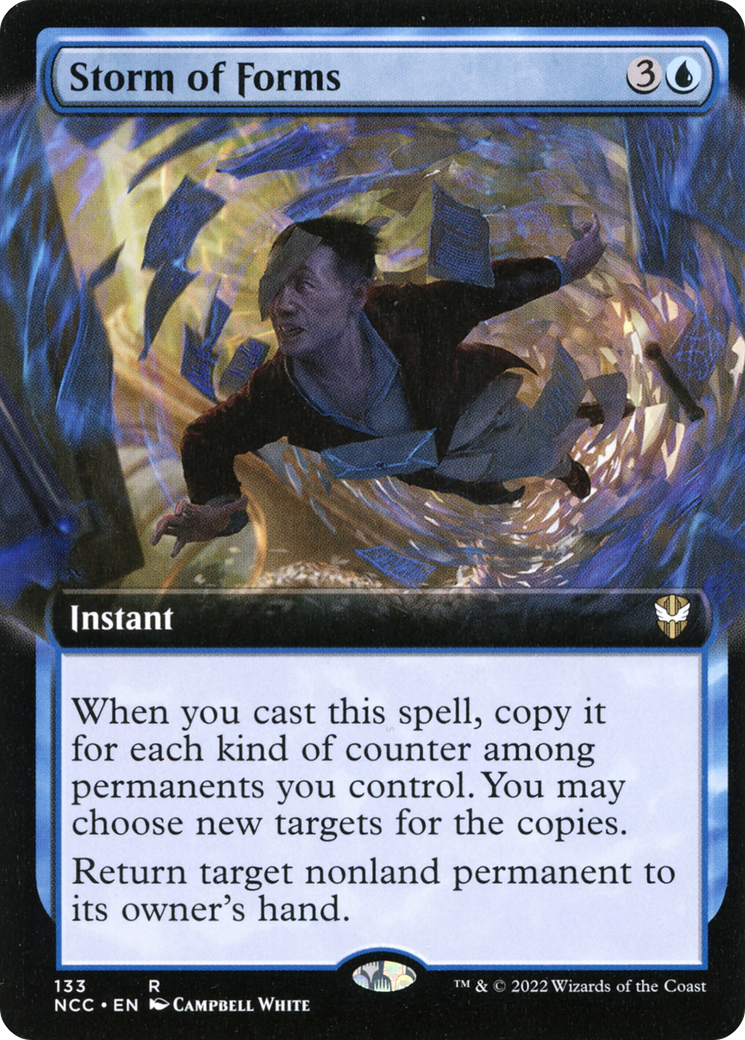 Storm of Forms (NCC-133) - New Capenna Commander: (Extended Art) - Premium MTG Single from Wizards of the Coast - Just $0.08! Shop now at Game Crave Tournament Store