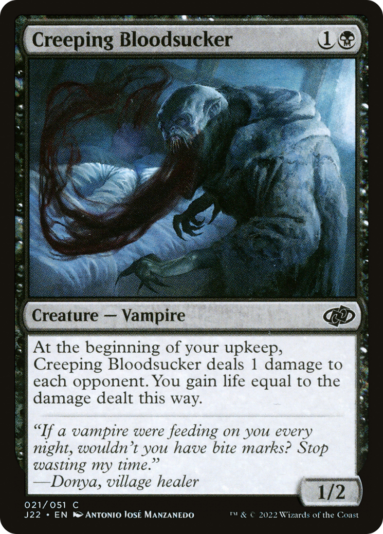 Creeping Bloodsucker (J22-021) - Jumpstart 2022 - Premium MTG Single from Wizards of the Coast - Just $2.39! Shop now at Game Crave Tournament Store