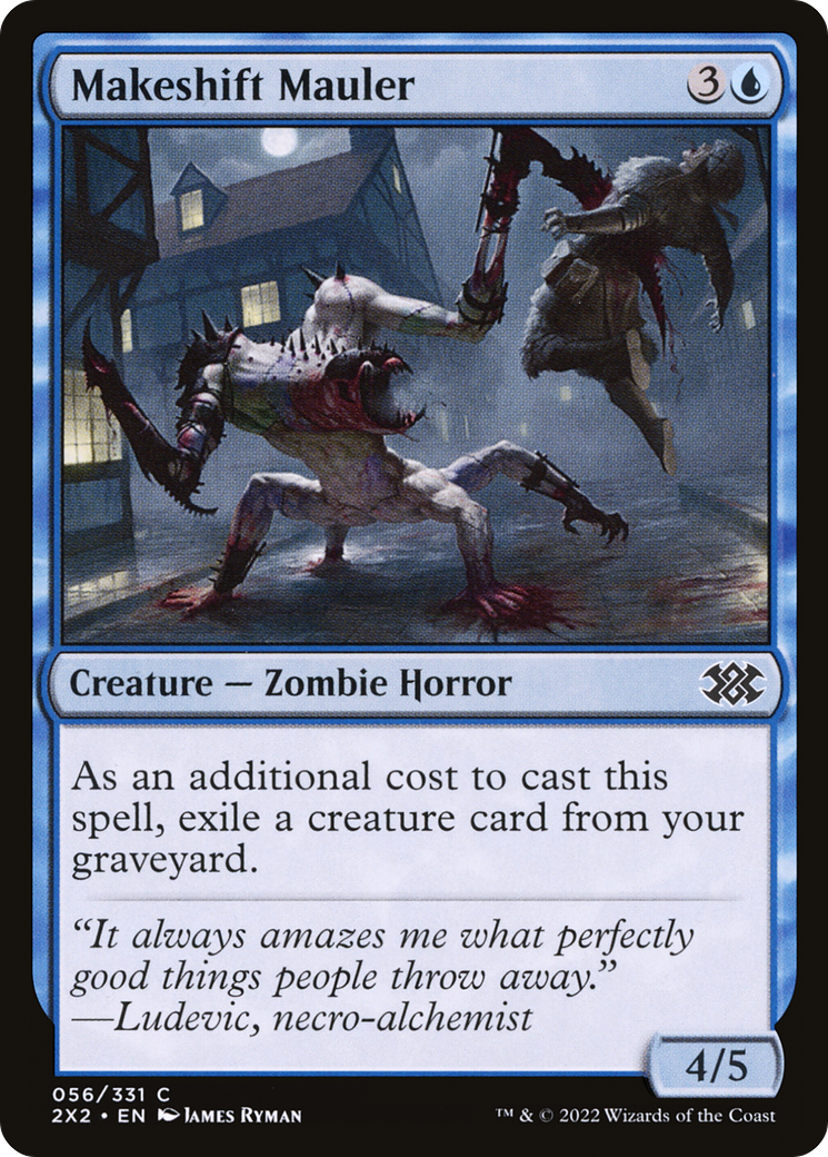 Makeshift Mauler (2X2-056) - Double Masters 2022 - Premium MTG Single from Wizards of the Coast - Just $0.08! Shop now at Game Crave Tournament Store