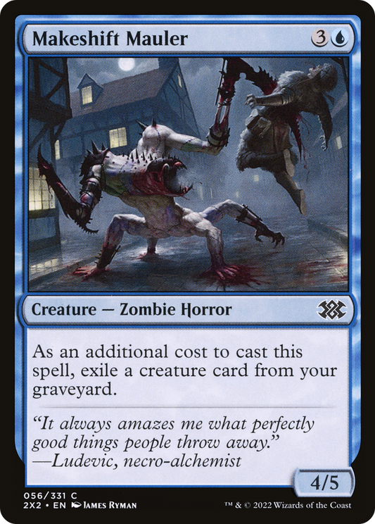 Makeshift Mauler (2X2-056) - Double Masters 2022 - Premium MTG Single from Wizards of the Coast - Just $0.08! Shop now at Game Crave Tournament Store