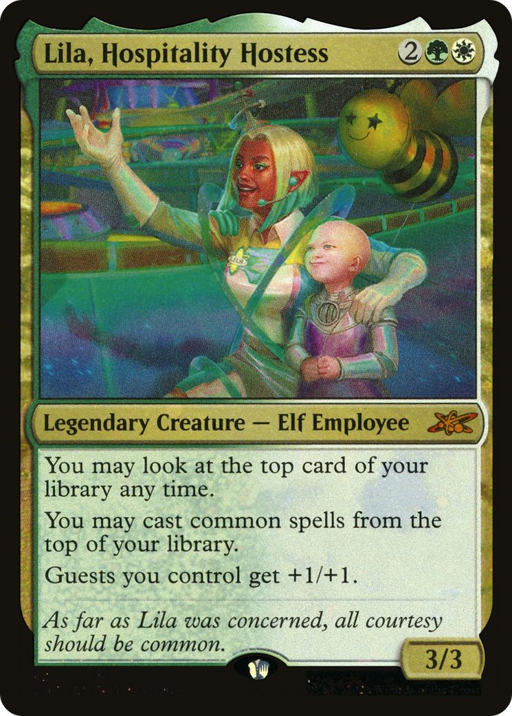 Lila, Hospitality Hostess (UNF-456) - Unfinity Foil - Premium MTG Single from Wizards of the Coast - Just $0.08! Shop now at Game Crave Tournament Store
