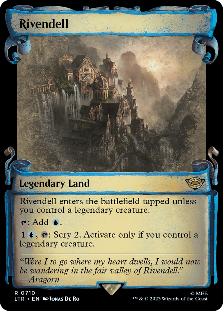 Rivendell (LTR-710) - The Lord of the Rings: Tales of Middle-earth: (Showcase) - Premium MTG Single from Wizards of the Coast - Just $1.76! Shop now at Game Crave Tournament Store