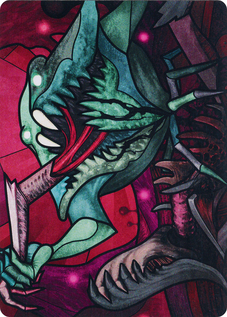 Yargle, Glutton of Urborg // Yargle, Glutton of Urborg (AMOM-072) - March of the Machine Art Series (Borderless) - Premium MTG Single from Wizards of the Coast - Just $0! Shop now at Game Crave Tournament Store